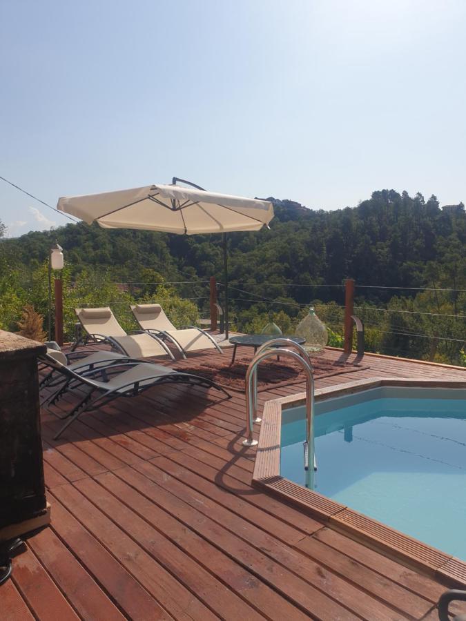 Maison De Village Avec Piscine Au-Dessus Des Cinque Terre Madonna del Trezzo Bagian luar foto